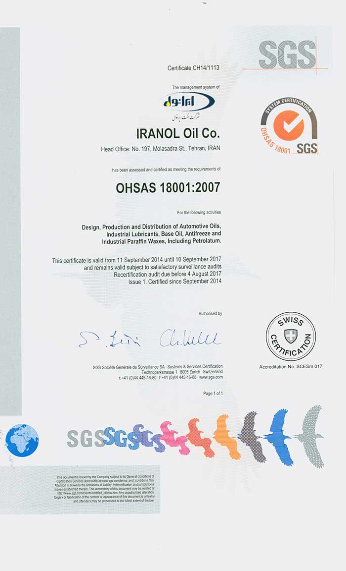 OHSAS 18001:2007