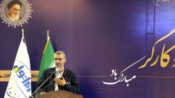 سرپرست  شرکت نفت ایرانول  در مراسم روز جهانی کارگر؛